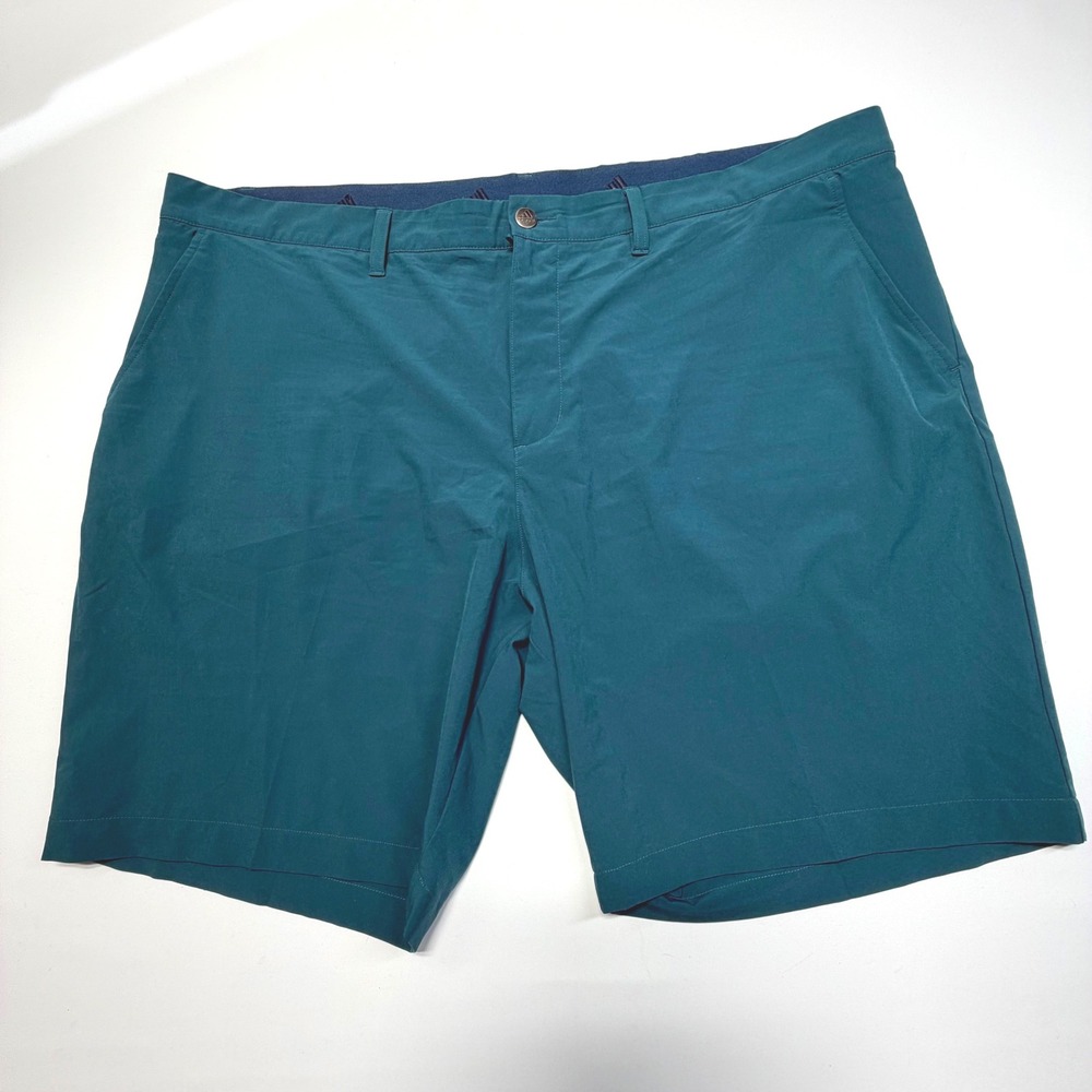 Adidas Primegreen Golf Shorts Men's 42 Teal Performance Chino Shorts